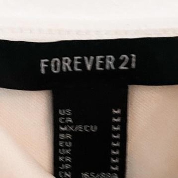 WHITE FOREVER 21 TANK TOP - Picture 3 of 3